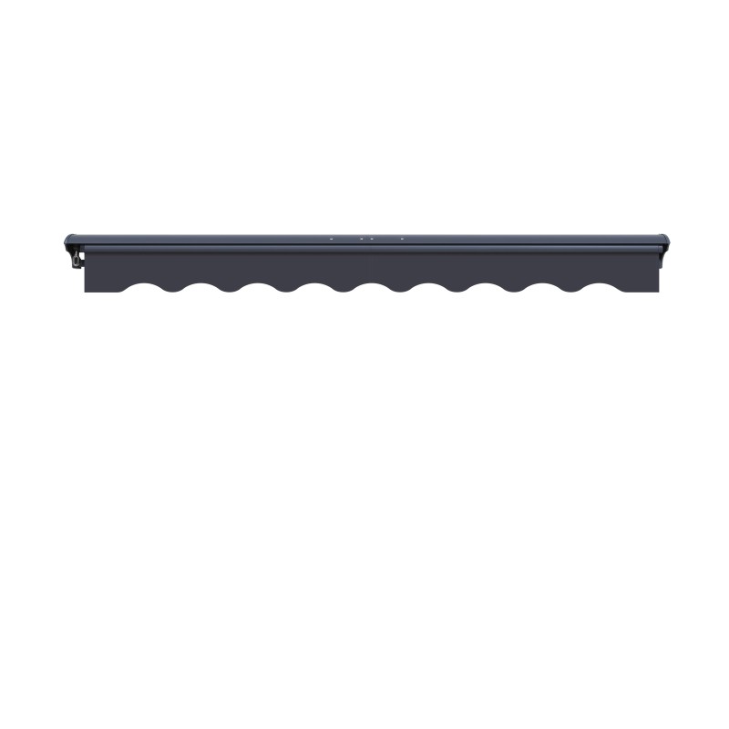 Store banne manuel semi coffre gris 4X3m SKD (Semi Knock Down)