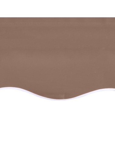 Lambrequin marron pour store