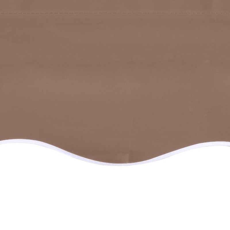 Lambrequin marron pour store
