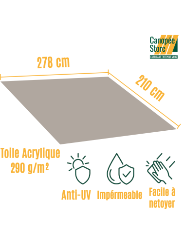 Toile de rechange Beige...