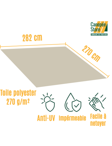 Toile de rechange Beige...