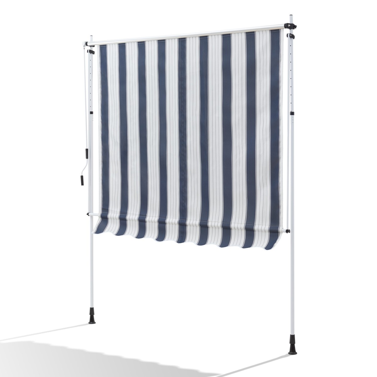 copia de Store Banne Manuel Beige Rétractable avec Manivelle Sans Perçage