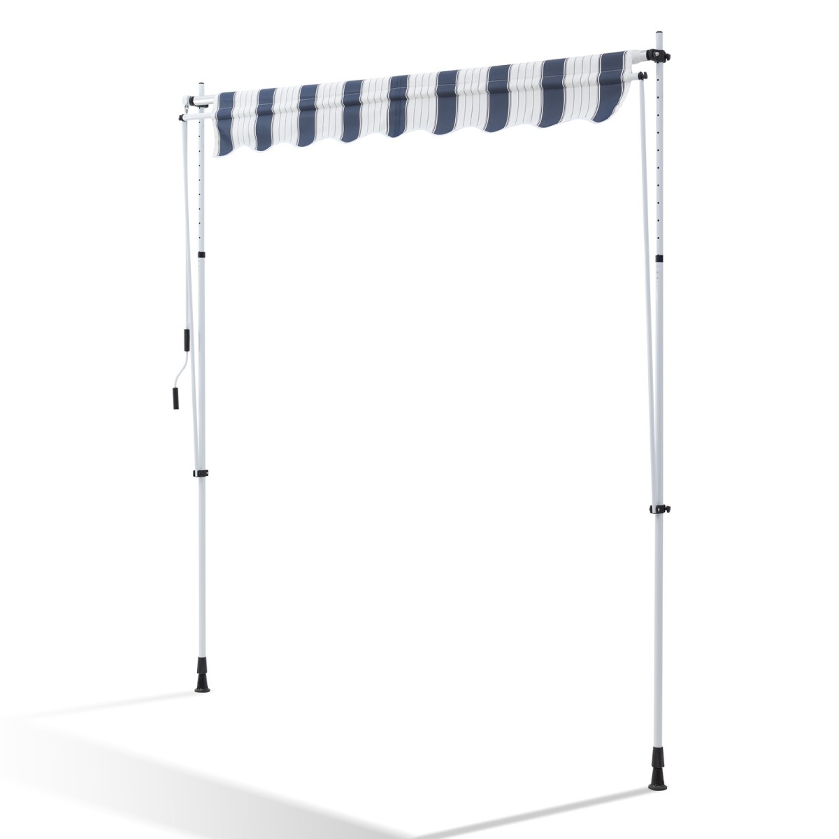 copia de Store Banne Manuel Beige Rétractable avec Manivelle Sans Perçage