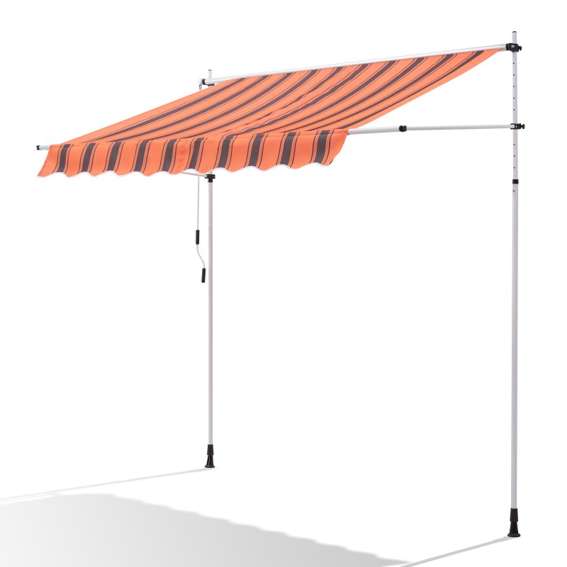 copia de copia de copia de Store Banne Manuel Beige Rétractable avec Manivelle Sans Perçage