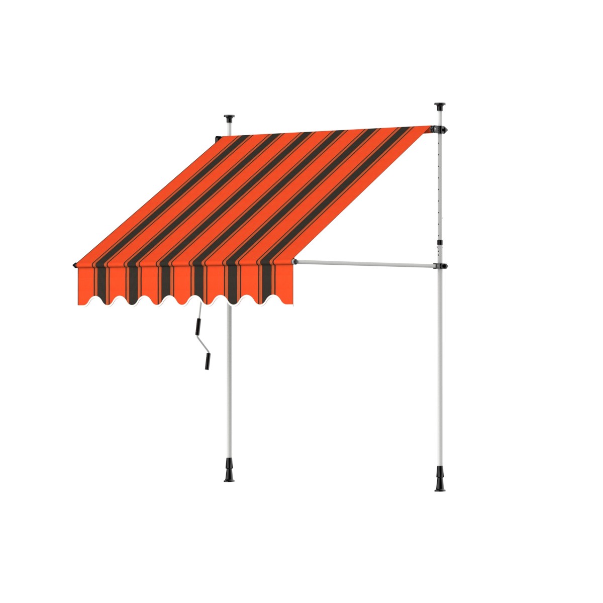 copia de copia de copia de Store Banne Manuel Beige Rétractable avec Manivelle Sans Perçage