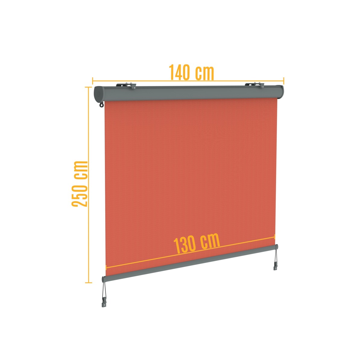 Canopée Store Vertical Rétractable avec Coffre et Manivelle