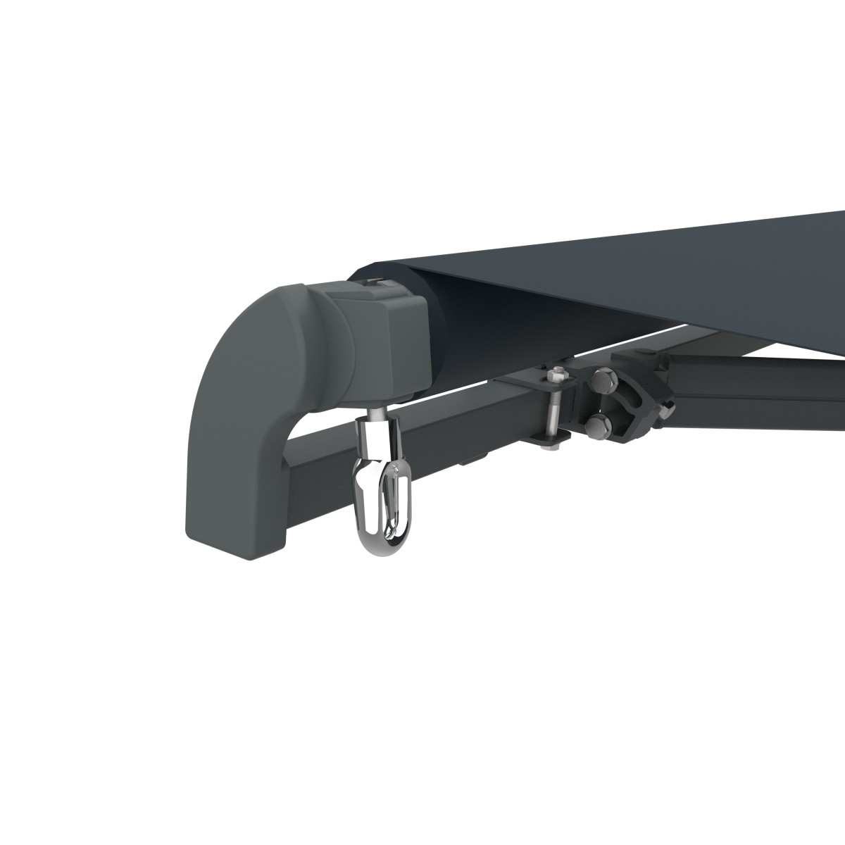 Store Banne Manuel Rétractable 3 x 2,5 m – Sans Coffre – Terrasse, Balcon & Jardin – Manivelle Gauche