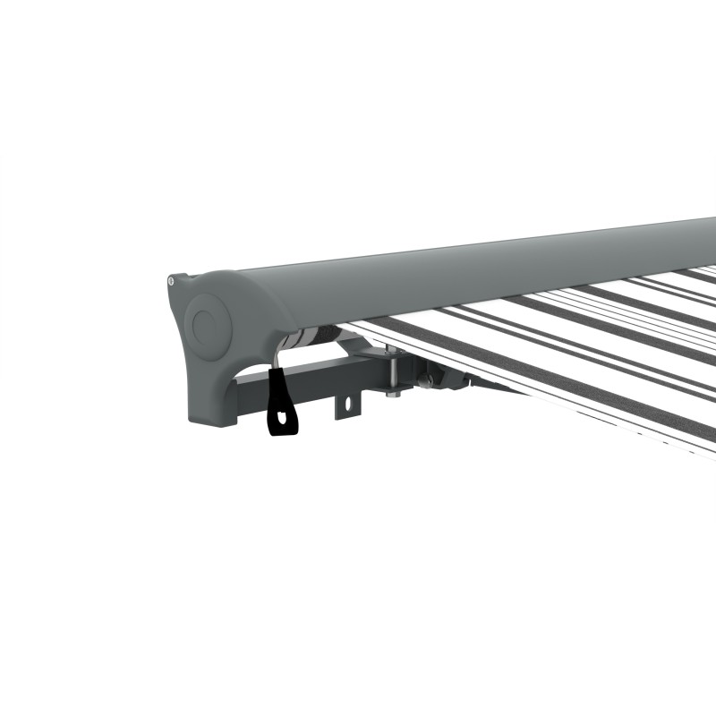 Store banne manuel semi coffre gris 3X2m SKD (Semi Knock Down)