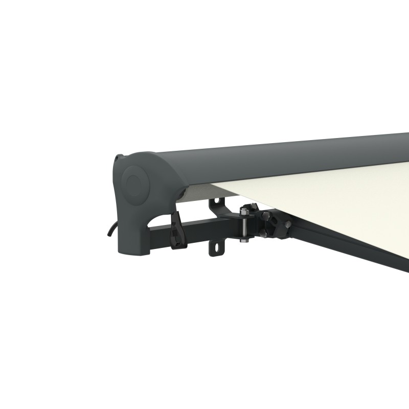 Store Banne Motorisé et Manuel Semi Coffre Beige 4 x 3m